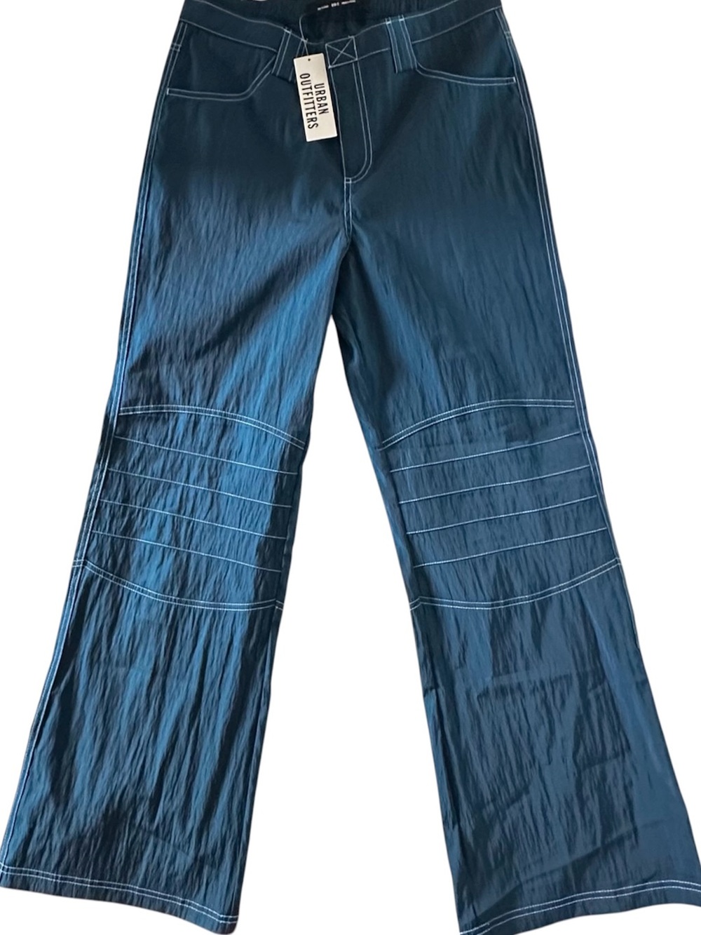 Silence + Noise by Urban Outfitters Navy Nylon Pant